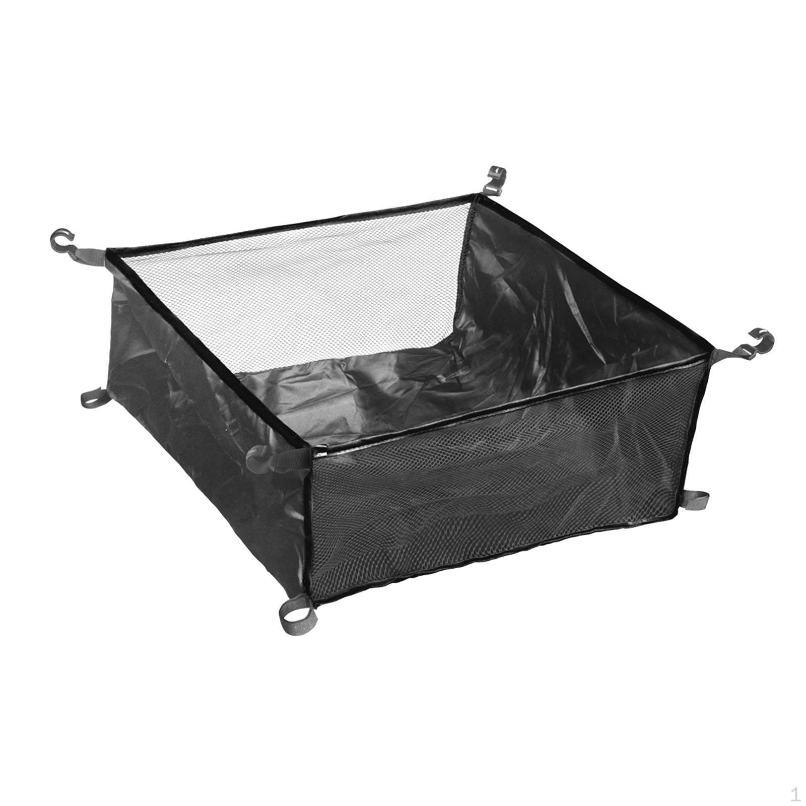 

Storage Bag Mesh Bag,with Loop Straps Lightweight Picnic Table Organizer Pouch 48cmx48cmx20cm