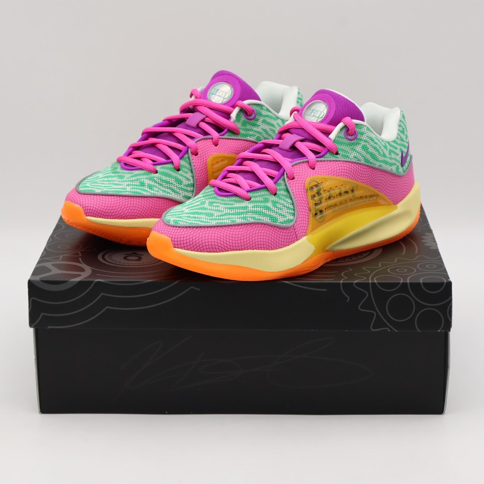 FJ4238-300 Nike KD16 ASW Stadium Green Barely Green Playful Pink Violet (Мужской) 10