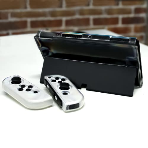 Allone Separate clear case for Switch organic EL 23.5 x 1.5 x 10cm Protects from scratches and dirt Compatible with Switch organic EL Can be charged w