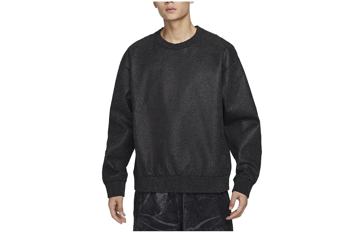 

Nike Forward Sweatshirts Men s Black Crew Neck Moderate Regular FB7432-060 XL