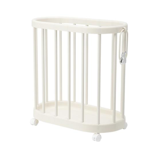 Dirty Clothes Basket with Wheels Large Capacity Moisture-Proof Versatile Slim Clothes Hamper Organizer with Sturdy Metal Frame