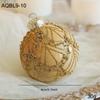 8CM Multicolor Glass Ball Ornament for Christmas Tree Decoration