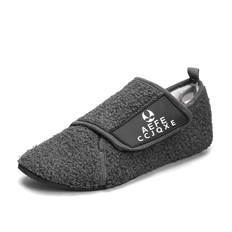 

Yrzl Winter Cotton Shoes Men Warm Slip On Lightweight Winter Slippers Men Plush Indoor Home Cotton Loafers Men Warm Shoes 39