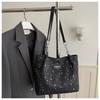 1Pc  Trend Fashion Bag Temperament Versatile Large Capacity Casual Handheld Student Commuter Underarm Bag