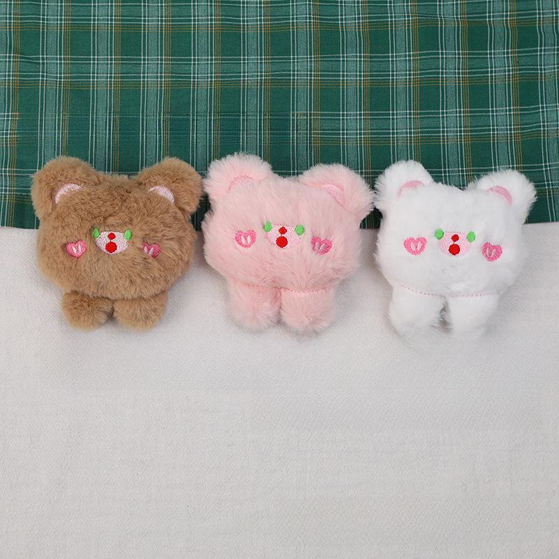 Cartoon Bear Brooch: Bag Charm, Headdress, Earmuffs, Shoes & Accessories