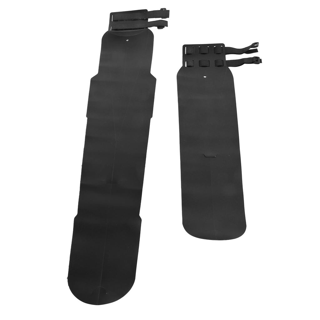 2pcs Bicycle Fenders PP Waterproof Rollable Bike Front Rear Mudguard for Folding Mountain Bike