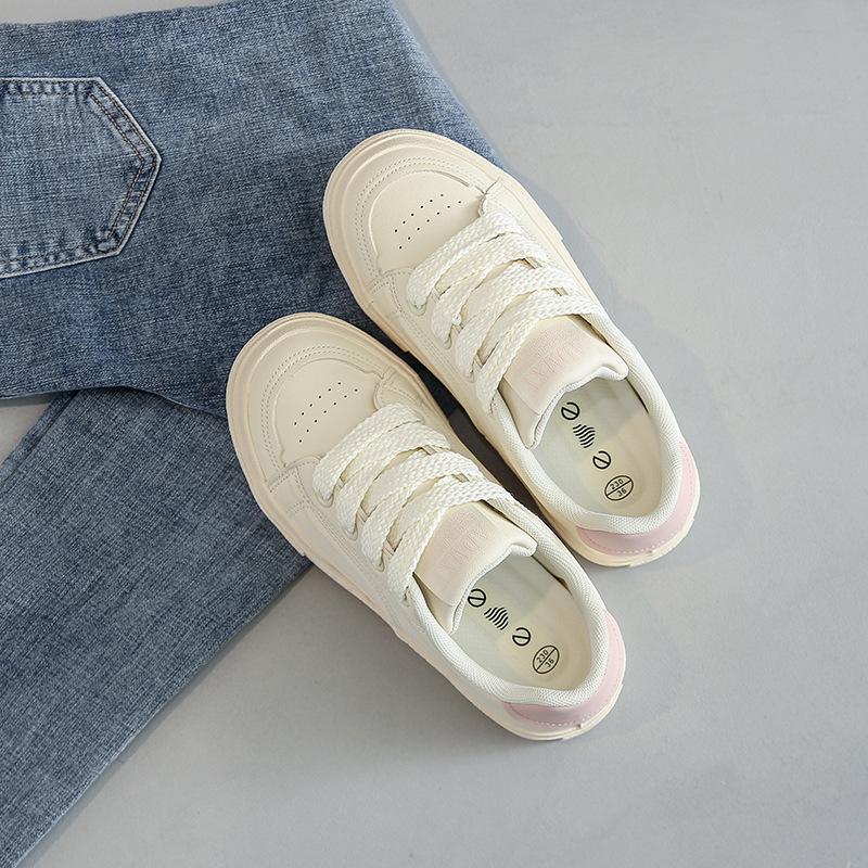 Plátěné boty pro ženy Podzimní Nové Všestranné Prodyšné Boty na běžecké prkno Ležérní boty pro studentky pro ženy