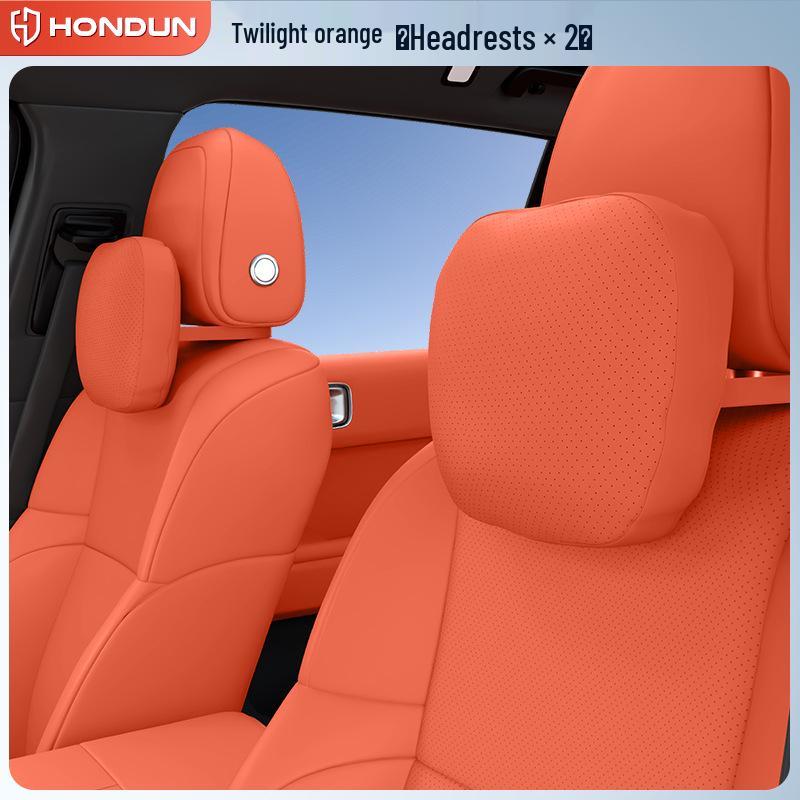 Wichtige Autoinnenraum-Accessoires: Gleichung Leopard Titan 7 Kopfstütze Lenden- und Nackenstützkissen-Set