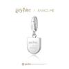 Official Harry Potter Gryffindor Charm Necklace, Unisex, Free-Cut Silver, Harry Potter, Halloween, Christmas Gift