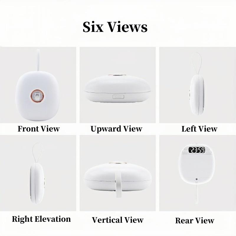 Silent Vibrating Digital Alarm Clock with Cat Backlight Dual Alarm 12/24H Powerful Vibration Wake Up Snooze LED Table Clock