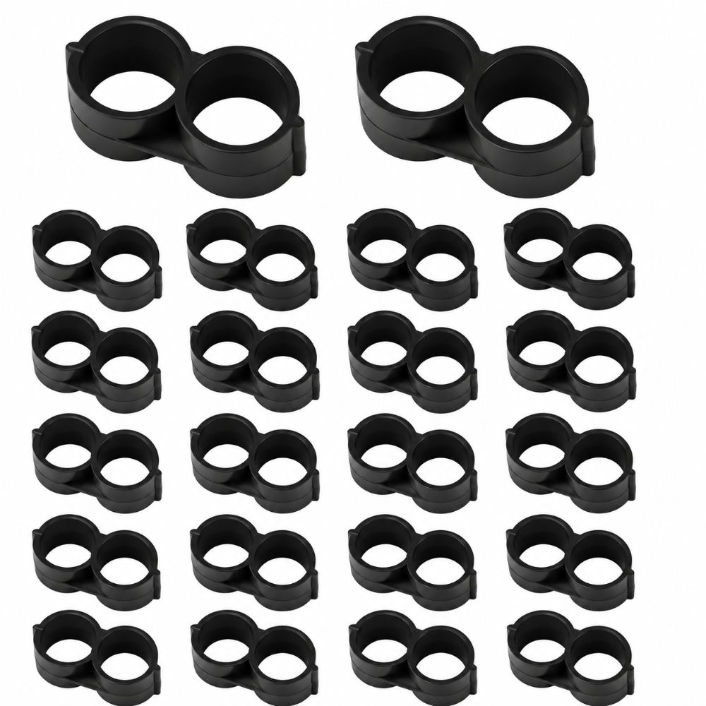 100Pcs Black Drip Tubing End Closure for 16 Mm OD Tubing Irrigation Tube End Fitting  Lawn Watering