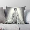 Yoga Like Lotus Square Pillowcase Polyester Linen Velvet Printed Zip Decor Sofa Seater Cushion Cover