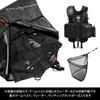 DRESS Game Vest Cover All-in-One Bag - Fishing Waterproof Bag Backpack Car Carry Wader Large Capacity Storage Wading Floating Life Jacket