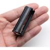 Surf turtle Black - (4 Pcs) AAA Battery Holder Cylinder 3x1.5V AAA Plastic Battery Storage Adapter Case Box for Flashlight Lamp RC (Dia 0.85 inch)