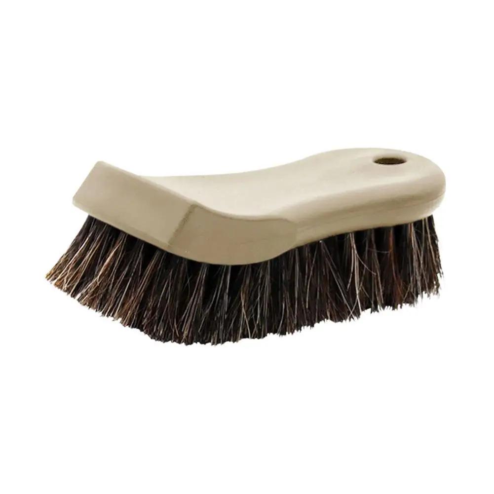 New Horsehair Leather Cleaning Brush Genuine Horsehair Detailing Brush Car Interior Detailing Tools For Car Cleaning And Wa T7a0
