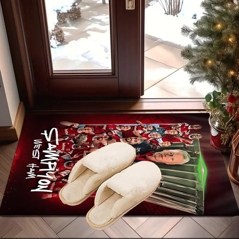 Hammer Football Printed Area Rug for Office, Chair Rug, Decorative Carpet Floor Mat, Large Size Fan Gifts Christmas Gifts