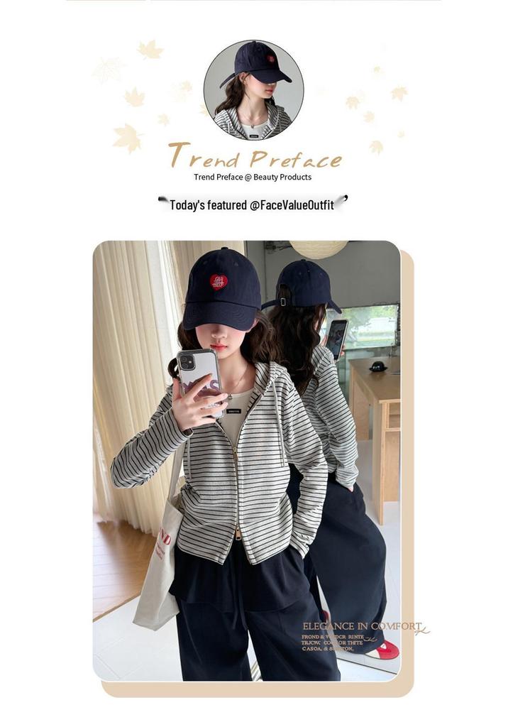 Mädchen Frühling/Herbst Faux Zweiteiler Hoodie und Weite Hosen Set - 2026 Neuer Stil für größere Kinder