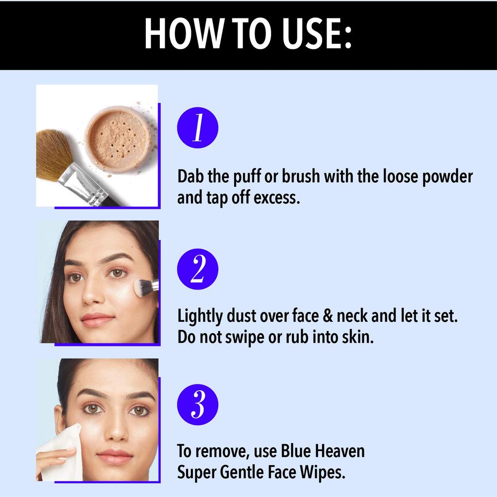 Blue Heaven Flawless Matte Finishing Powder For Normal Skin, Radiant Finish, Long Stay, Natural, 20Gm, Brown (Pack of 2)