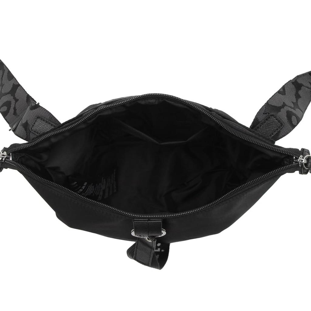 Marimekko Carryall Shoulder Floral 091923 009 Bag, Print, Black, Women's, [Item]