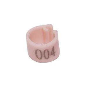 100 Bucăți Inel pentru Picior Porumbel Diametru Interior 6mm Inel Marcă Porumbel de Curse Inel cu Clești pentru Papagal Accesorii Antrenament Păsări Nr.001~100