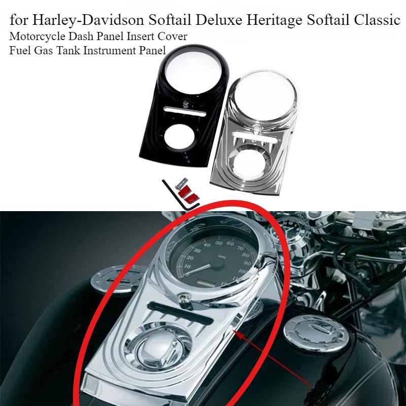 Motorrad Armaturenbrett Verkleidung für Harley Davidson Softail Deluxe Heritage Softail Classic Kraftstoff Benzin Tank Instrumenten Panel