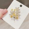 Ear Alloy Brooch, High-end Sense,  High-end Chest Flower, High-end Coat, Suit Brooch