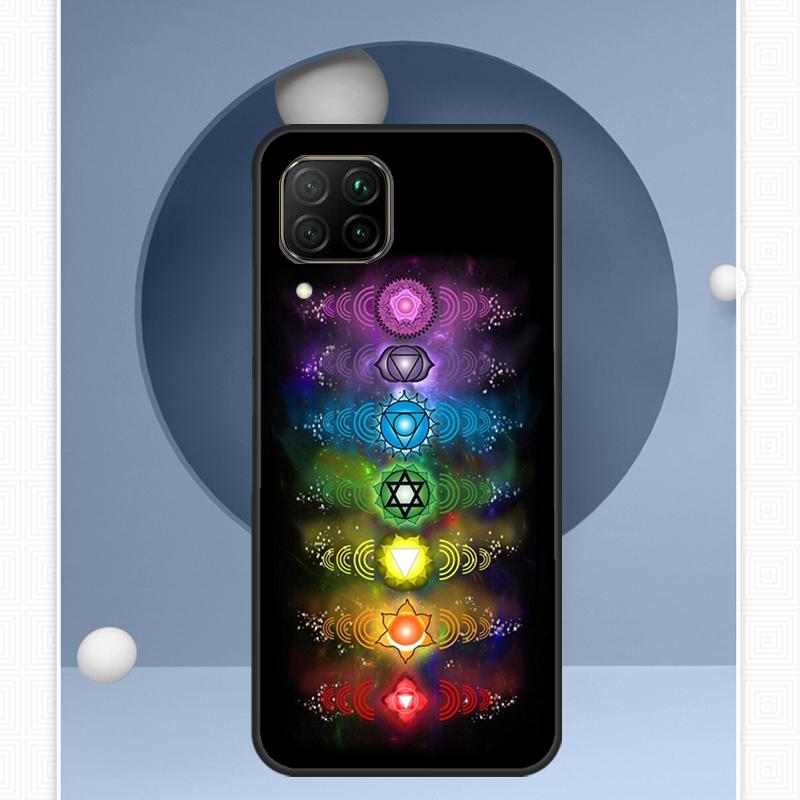 Mandala Chakra Yoga For Huawei Nova 12s 12i 11i 8i Y91 Y60 Y70 Y72 Y90 Y61 9 10 SE P20 P40 Lite P30 P60 Pro Case