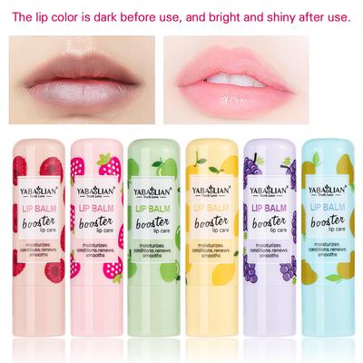 Frucht-Lippenbalsam, feuchtigkeitsspendend, gegen Austrocknen und pflegende Lippen, Lippenbalsam für Männer und Frauen