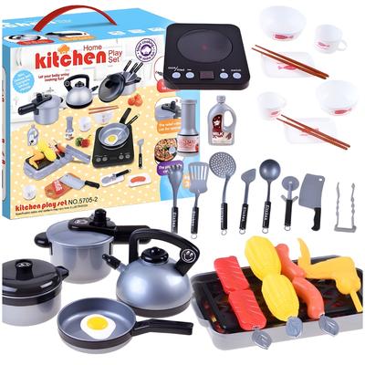 Large Set of Kitchen Utensils, Furniture, Educational Toys, Children's Food
