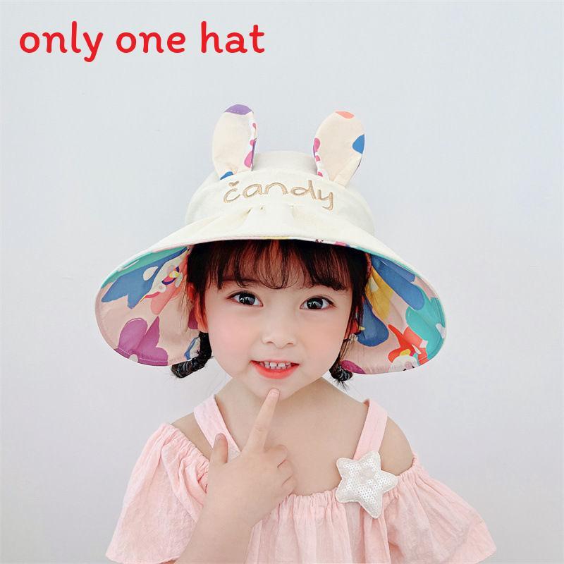 

Childrens Sun Protection Hat Summer Girl Boy Outdoor Beach Sun Hat With Wide Brim For Kids белый