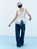 CLO'ET Linen Blend Summer Denim - Indigo Blue