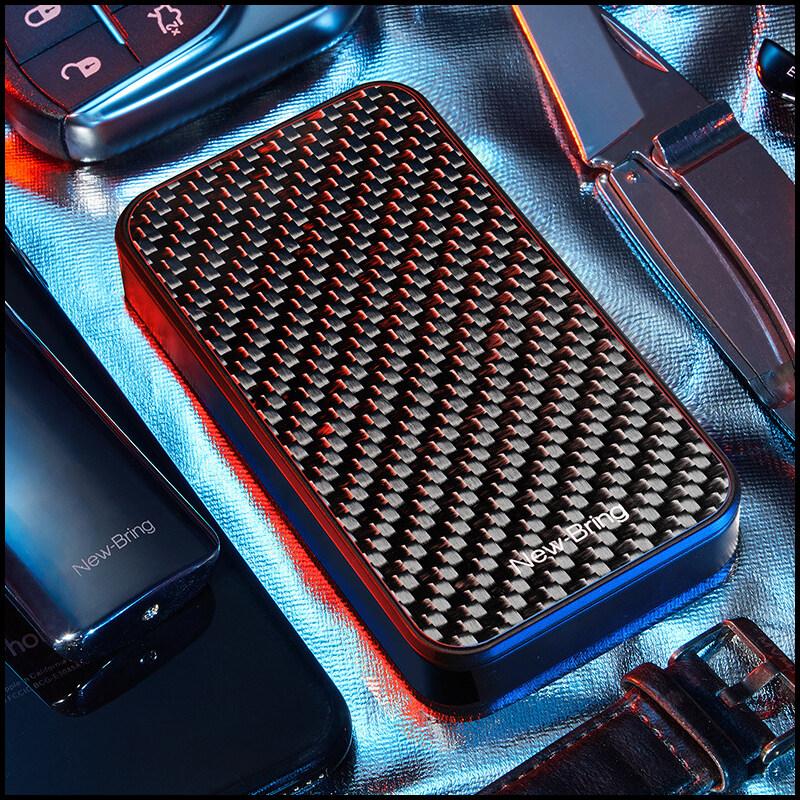 NEW Card Holder Mens Purse Carbon Fiber Minimalist Rfid Wallets for Credit Cards Bank Business ID Card Holder Case Cards Boxs Change Coin Holders