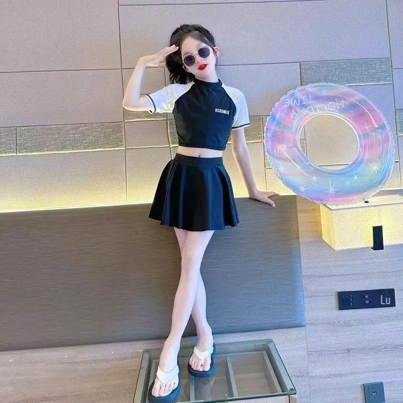 

2025 Girls Princess Style One-Piece Swimsuit for Medium and Large Children 6XL: 92-105 jin