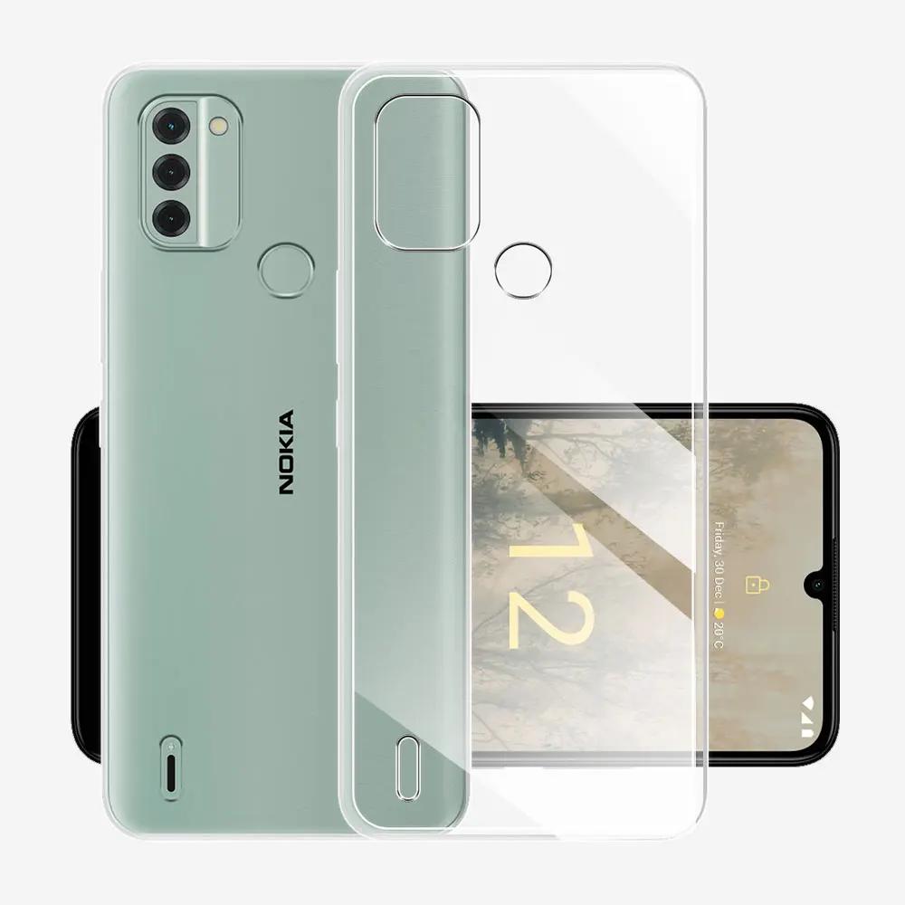 For Nokia C31 Case 6.75 Inch Clear Silicone Soft TPU Phone Case Cover For Nokia C21 C31 Funda C21 Plus C10 C20 Transparent Coque