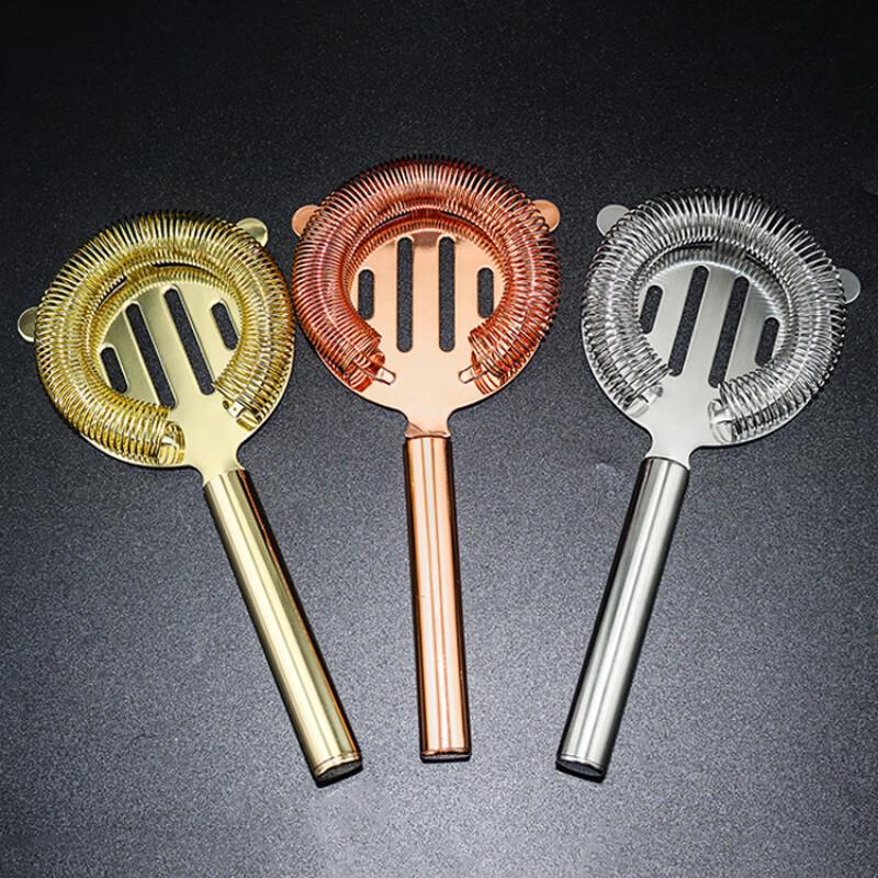 

Shangqi Stainless Steel Cocktail Bar Strainer Set