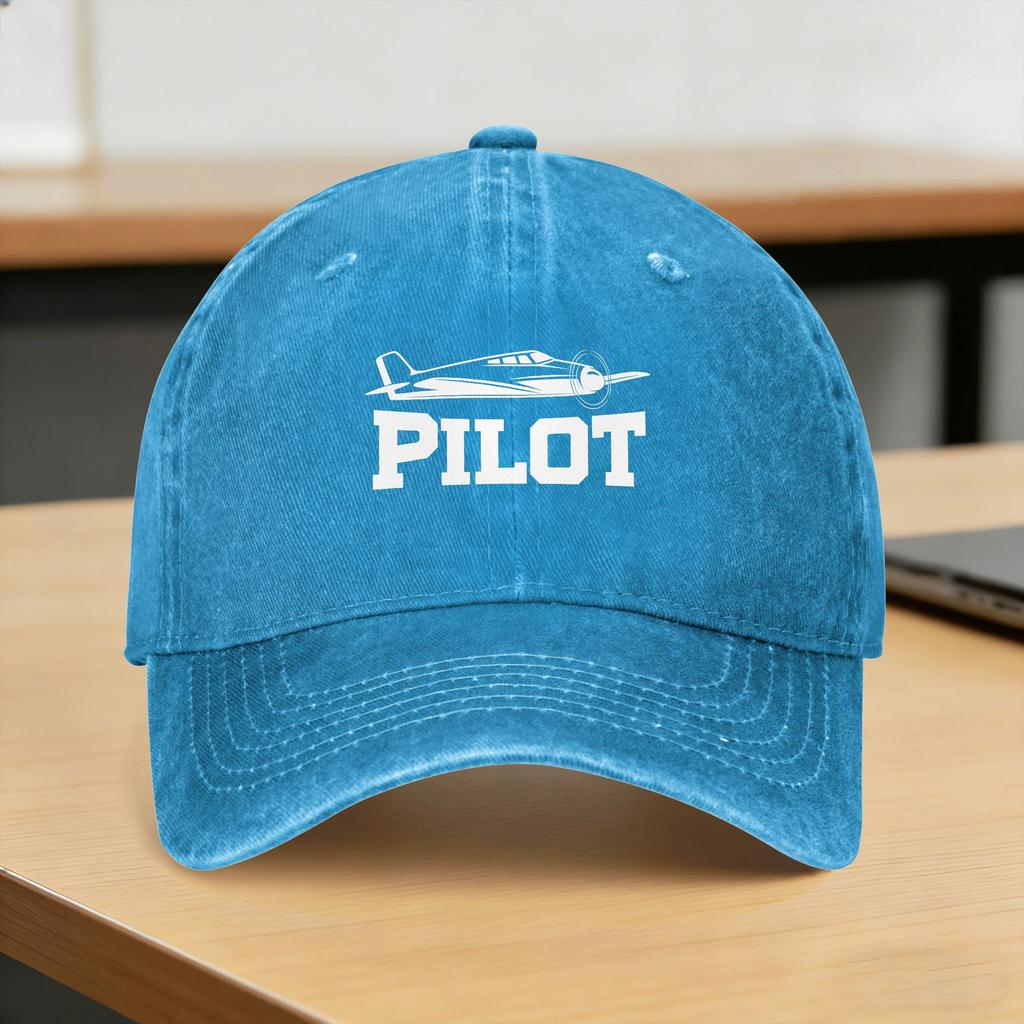 Plant PILOT Logo Baseball Cap Hiking Fishing Breathable Hip Hop Hats Unisex Women Trendy Print Baseball Caps