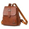 Soft Leather Backpack Women's Backpack Commuter Large Capacity Shoulder Bag