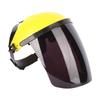 Lightweight Head-Mounted Transparent Face Shield for Welding and Grinding Protection