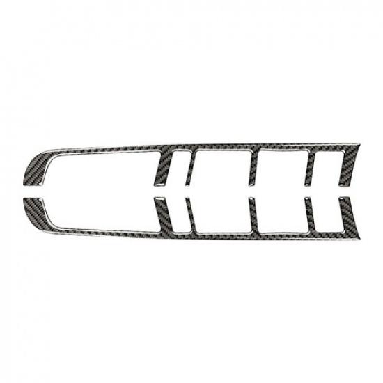 Real Carbon Fiber Car Gear Shift Panel Cover Trim For Porsche Macan 2014-