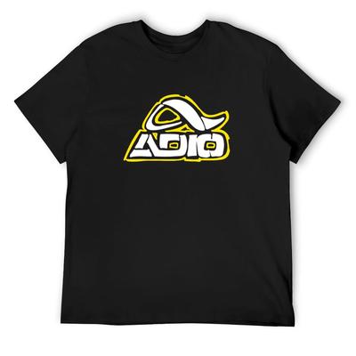 ADIO logo T-shirt zomer tops sneldrogend vintage grafisch t-shirt heren t-shirts topkwaliteit