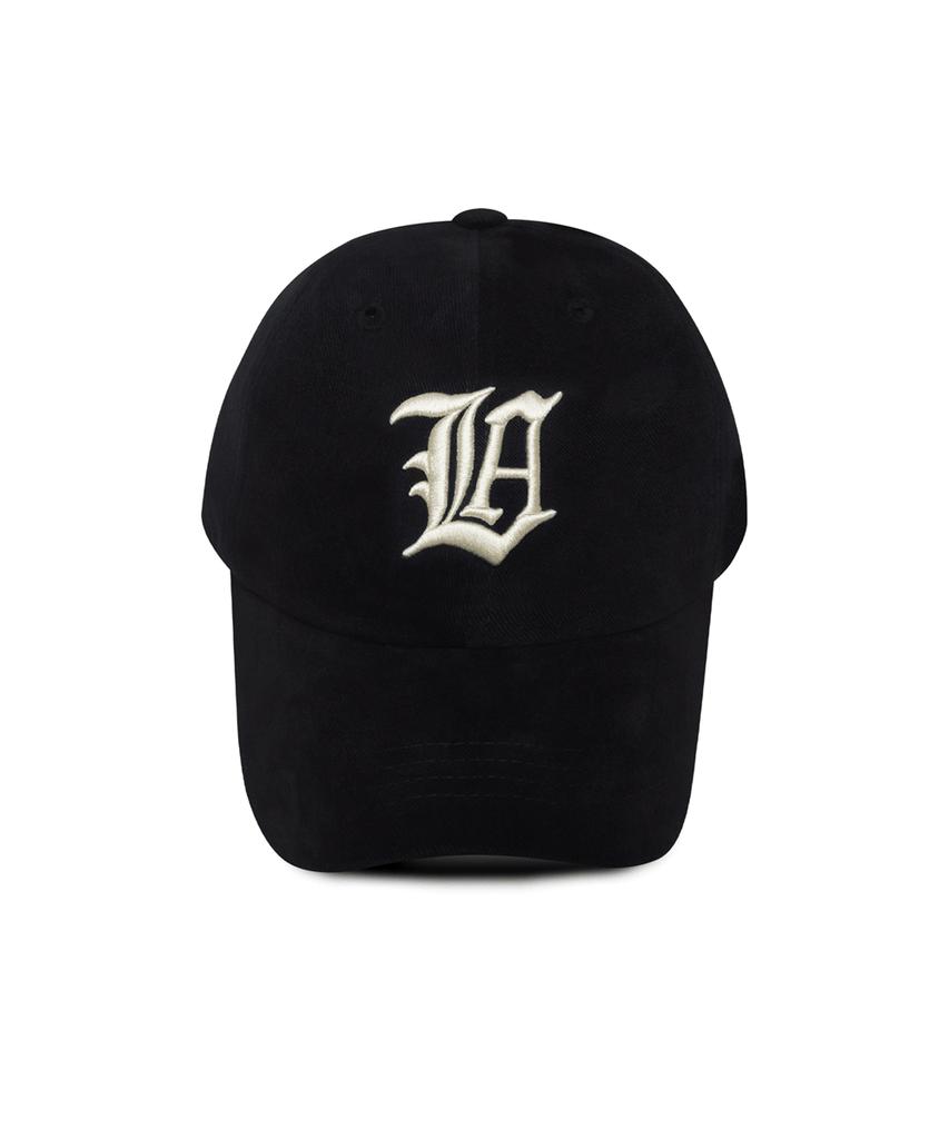 Line Binyu New La Bold Cotton Ball Cap - Black
