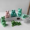 Silicone Frogs Candle Mold for Table Decorations 3D Frogs Shape Scented Candle Crafting Molds for Resin Wax Clay Project