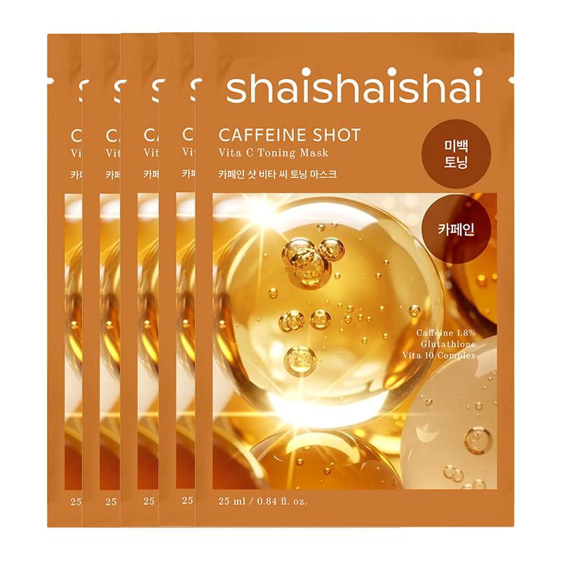 [shaishaishai] Caffeine Shot Vita C Toning Mask 25ml