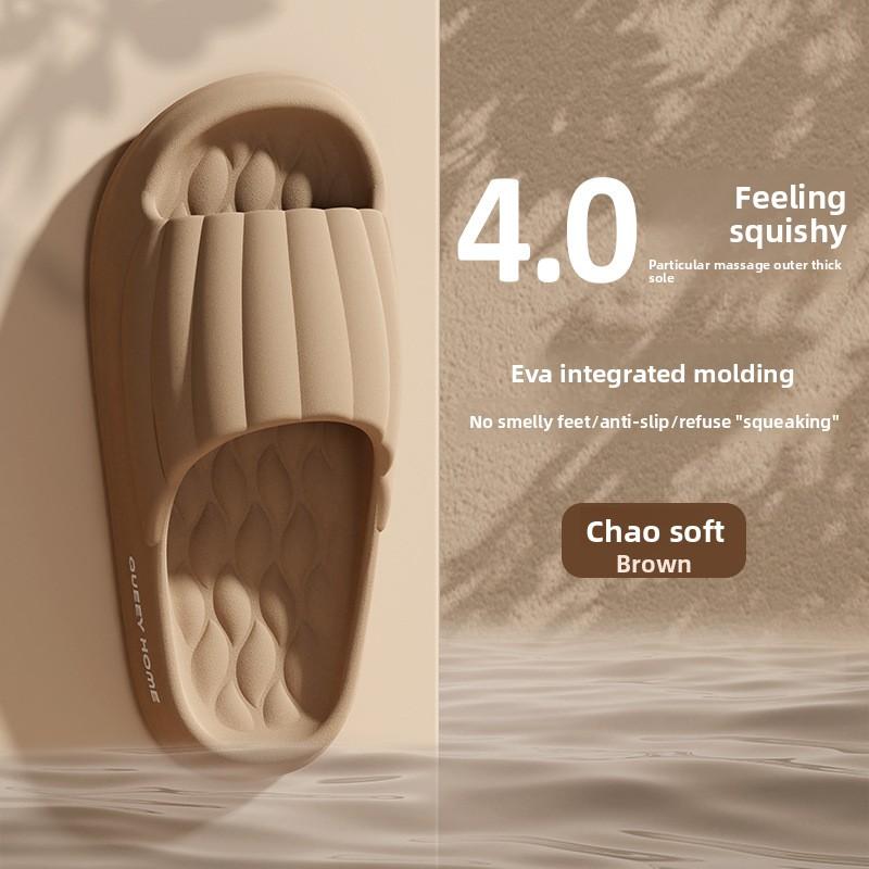 

Women s 2025 Summer EVA Home Slippers, Anti-Slip Massage Slide Sandals, Indoor Outdoor Bath Shoes 44-45 сірий