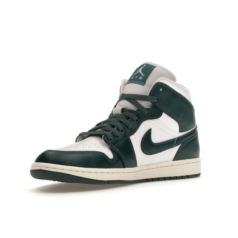 Jordan Air Jordan 1 Mid Women's Oxidized Green White Sail BQ6472-133