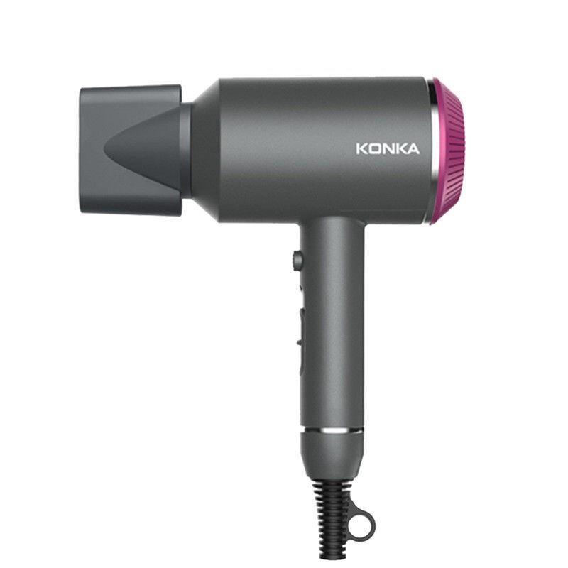 KONKA Portable Negative Ion Hair Dryer KG-1601 CN plug (adapter included)