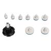 8Pcs Rubber Material Watch Back Remover Adjustable Size Horology Tool  Watch Maintenance