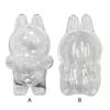 LABUBU V1 V2 Transparent Protective Shell Macaron Standing Protective Cover Dust Cover Doll Labubu Protector Case