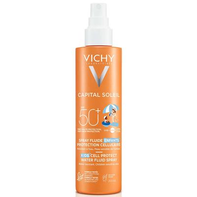 Vichy - Invisible Fluid Spray for Children Spf50+ Capital Soleil - 200 Ml - 