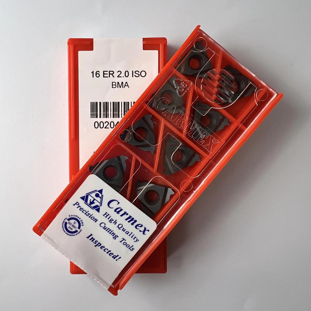 Original / 16ER2.0ISO BMA / Industrial Indexable Carbide Inserts 10 Pcs